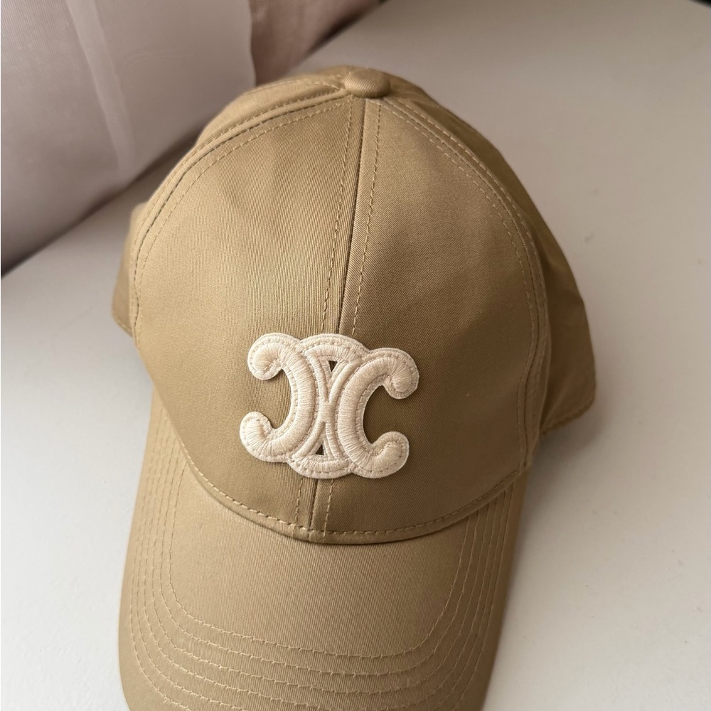 TRIOMPHE BASEBALL CAP IN COTTON GABARDINE - Picture 2 of 5